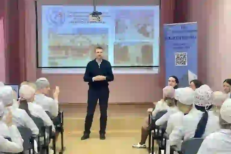 Встреча студентов с администрацией Можайской больницы