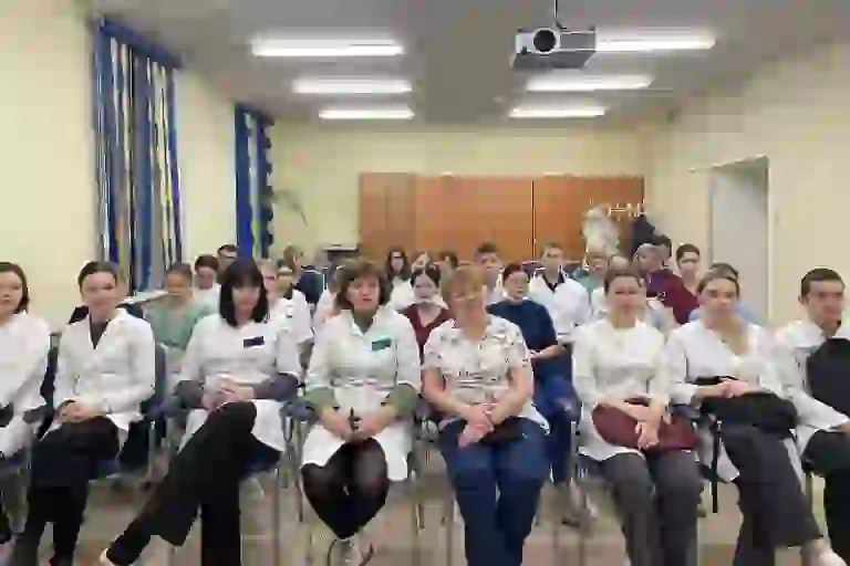 Студенты колледжа встретились с представителями Чеховской больницы