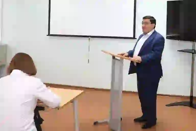 Занятие в колледже для преподавателей из регионов