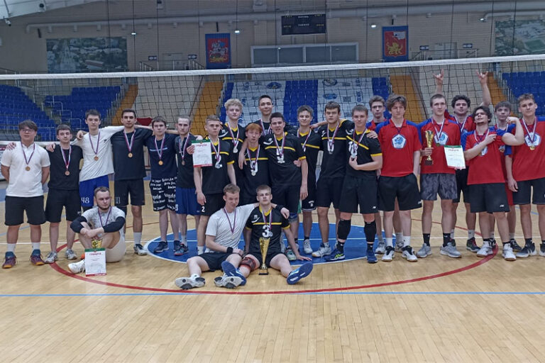 Команда Егорьевского филиала – призёры соревнований по волейболу