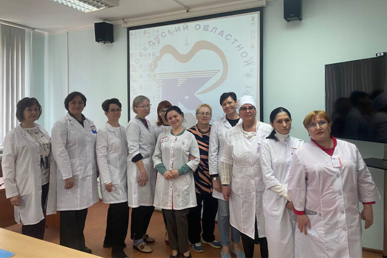 Очередное занятие в колледже для преподавателей из регионов