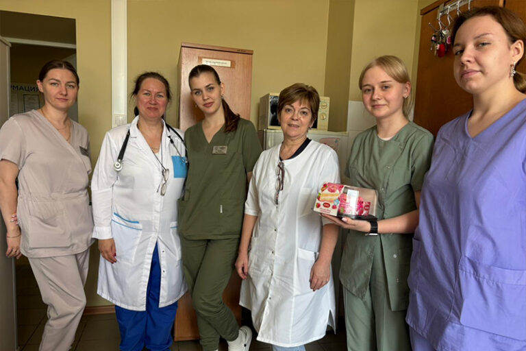 Волонтёры-медики Ногинского филиала приняли участие в акции «Спасибо медикам»