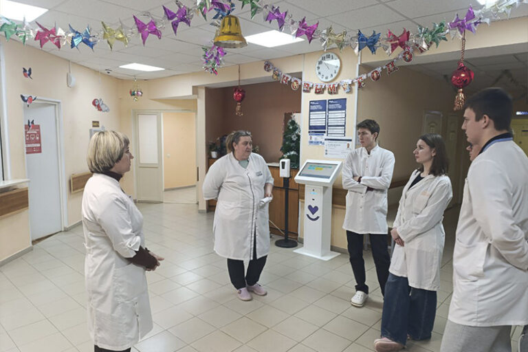 Экскурсия студентов в Ершовскую амбулаторию Одинцовской областной больницы
