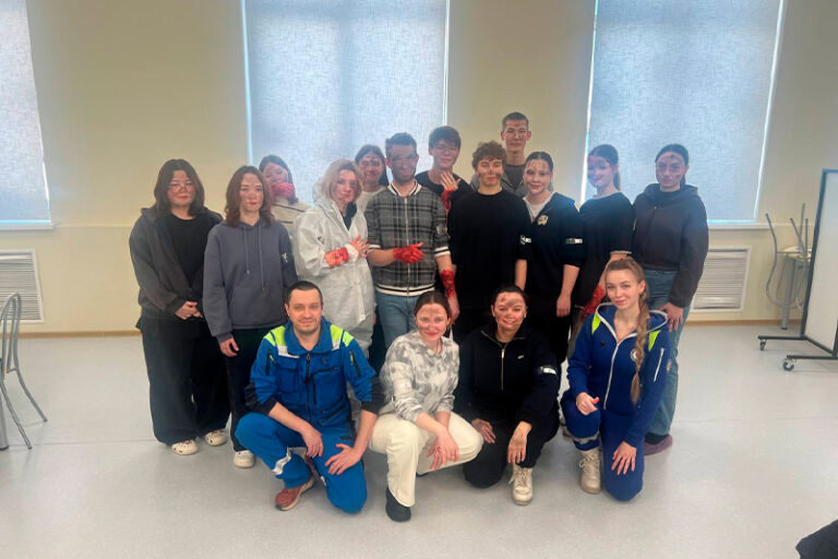 Студенты Московского областного медицинского колледжа приняли участие в тактико-специальных учениях