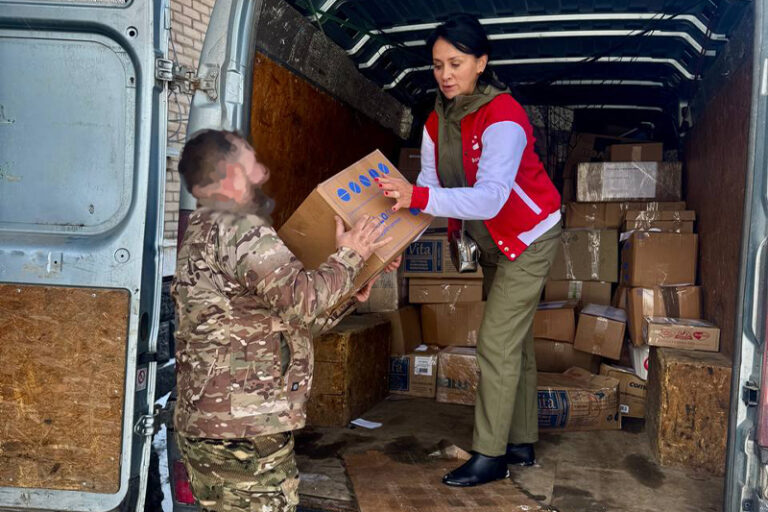 Гуманитарная миссия Московского областного медицинского колледжа на Донбасс