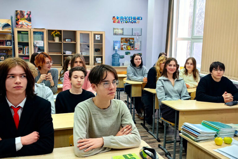 Профориентационная встреча с учащимися школы № 6 городского округа Мытищи