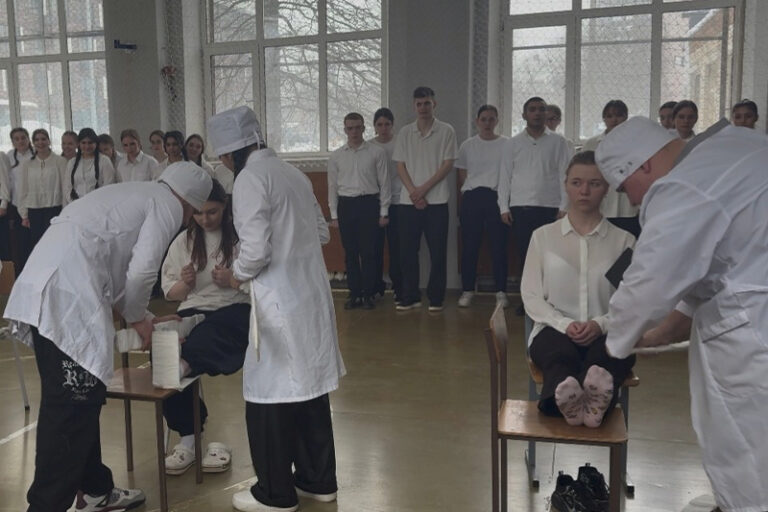 В Мытищинском филиале состоялся смотр-конкурс по строевой подготовке и оказанию первой медицинской помощи