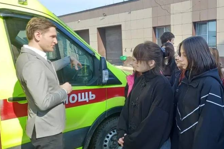 Встреча студентов с представителями Московской областной станции скорой медицинской помощи